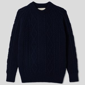 Crew Neck Aran Jumper (C146)