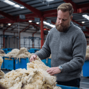 Roll Edge Fisherman Rib Sweater (CWG014)