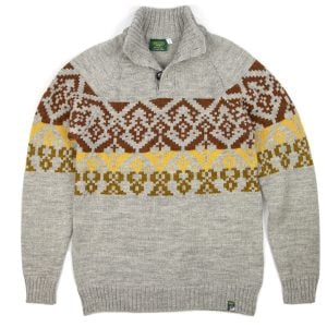 Wool Jumper - Beck British Wool Nordic Jumper - British Wool Shop