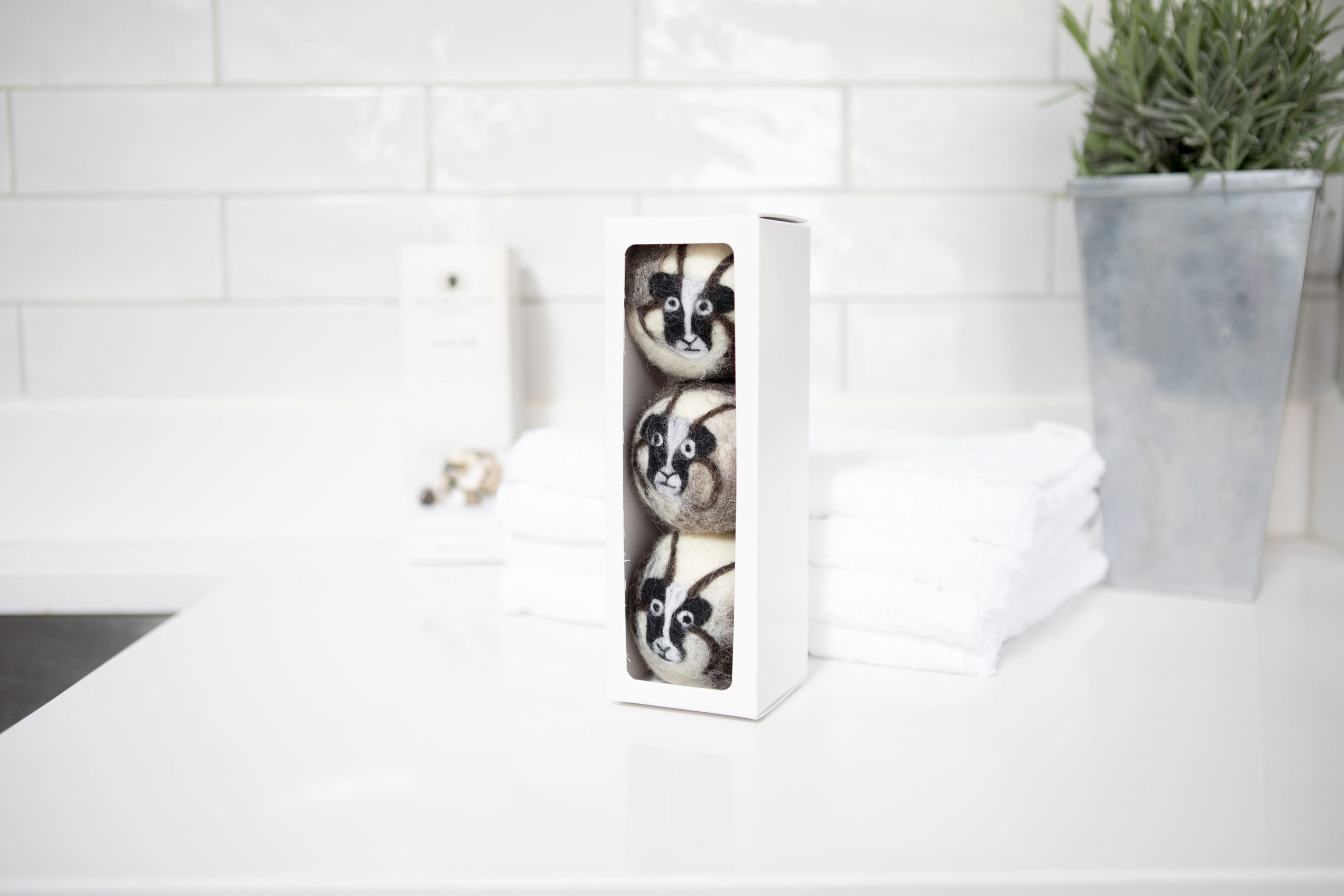 Wool Dryer Balls - Pack of 3 Jacob Sheep - Image 3