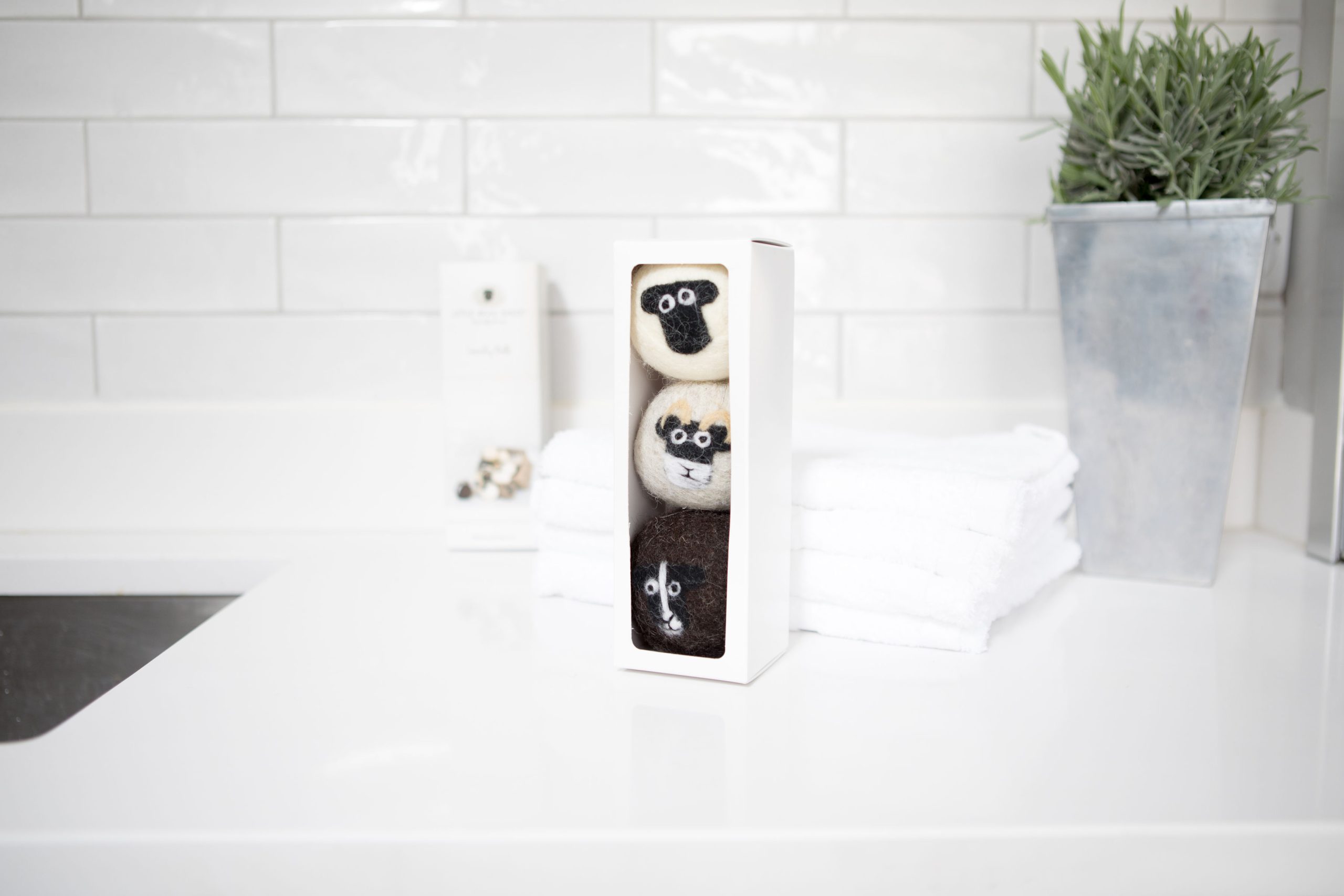 Wool Dryer Balls - Pack of 3 Classic Mixed Sheep - Image 3