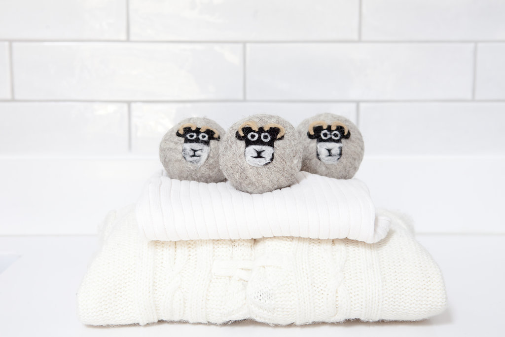 Wool Dryer Balls - Pack of 3 Swaledale Sheep