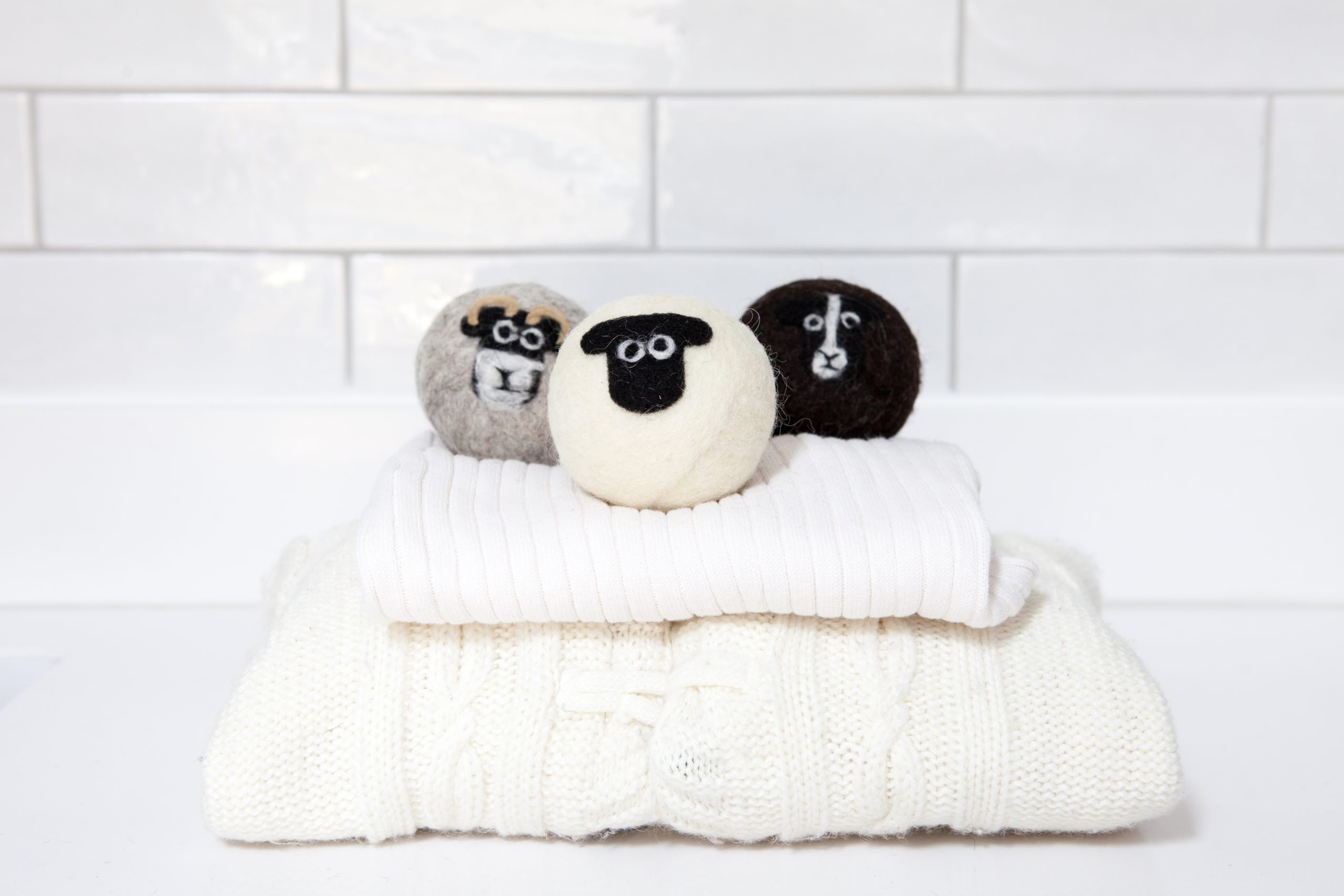 Wool Dryer Balls - Pack of 3 Classic Mixed Sheep