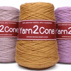 5ply Guernsey British wool 250g Cones