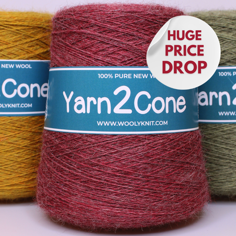 4ply British Wool 500g Cones