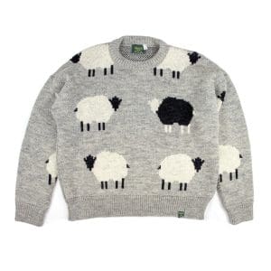 Martha White and Black Sheep Cropped Jumper