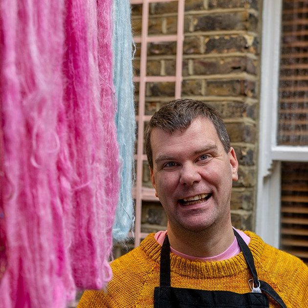 James McIntosh knitting