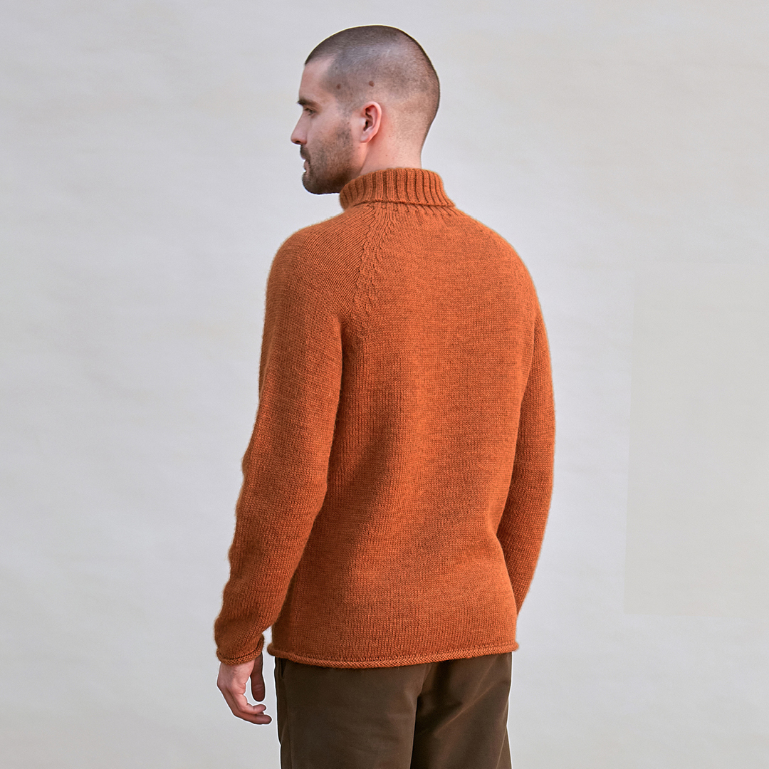 Fishersmans Roll Neck Jumper - Image 3