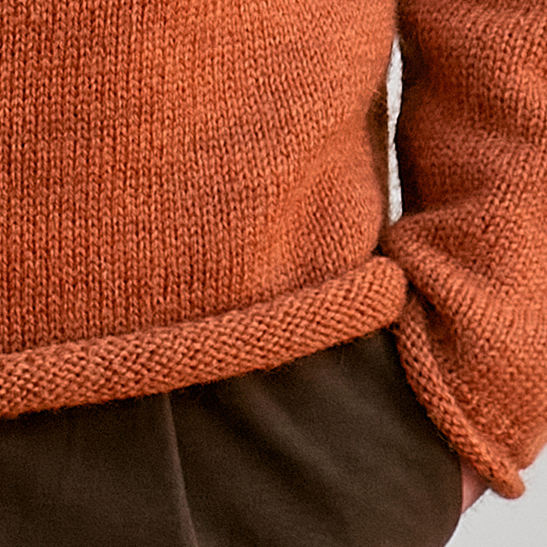 Fishersmans Roll Neck Jumper - Image 7