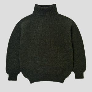 Fisherman Rib Roll Neck Sweater (CWG12027)