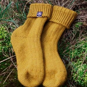 Luxury 100% British Wool Boot Socks